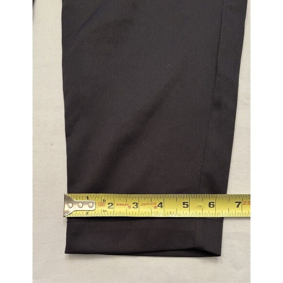 ABERCROMBIE & FITCH Womens Black Pants Size Small Taper Leg Elastic Waist Shiny - Picture 10 of 13